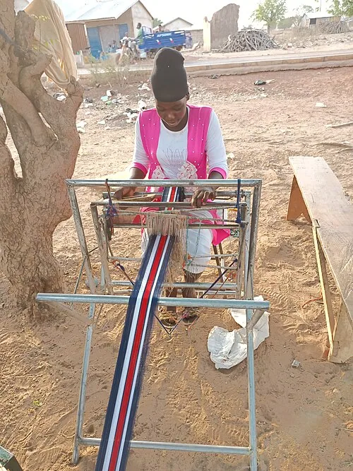 Tissage dans le nord du Ghana